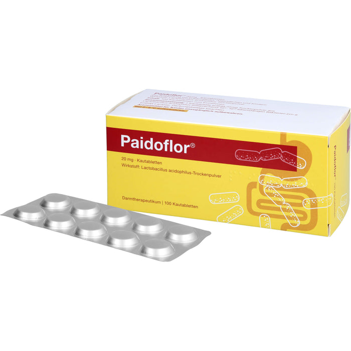 Paidoflor Kautabletten, 100 St KTA