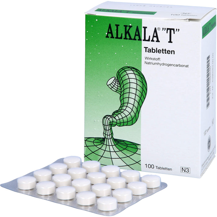 ALKALA T Tabletten bei Sodbrennen und säurebedingten Magenbeschwerden, 100 pc Tablettes