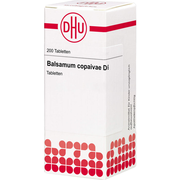 Balsamum copaivae D6 DHU Tabletten, 200 St. Tabletten