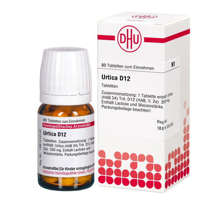 Urtica D12 DHU Tabletten, 80 St. Tabletten