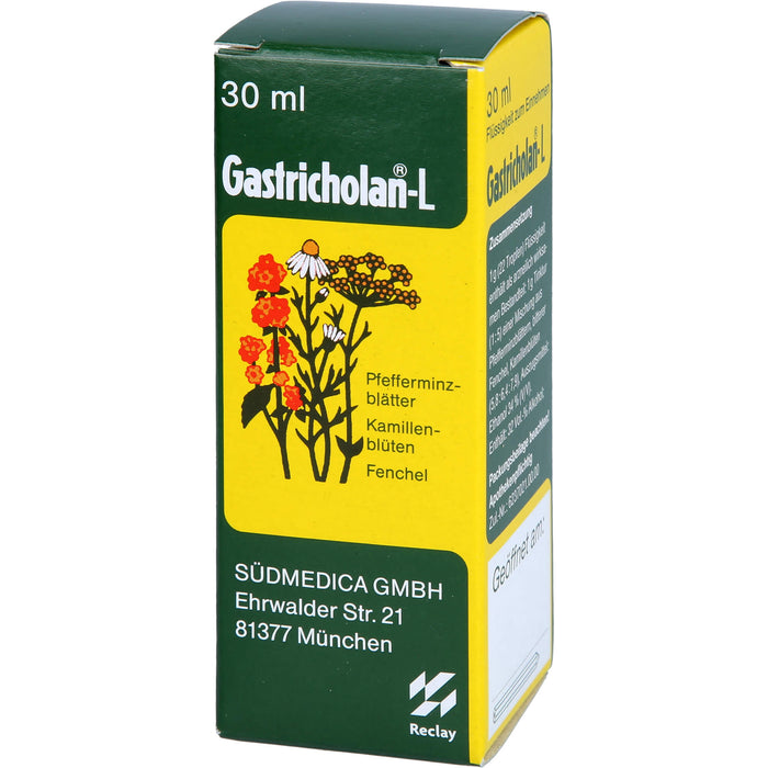 Gastricholan-L Flüssigkeit, 30 ml Lösung