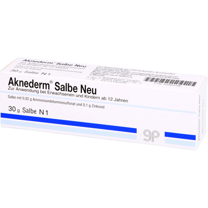 Aknederm Salbe Neu bei Hautunreinheiten, 30 g Salbe