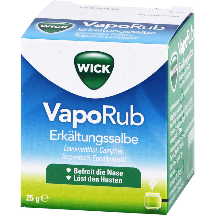 WICK VapoRup Erkältungssalbe, 25 g Salbe