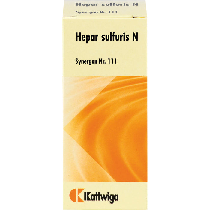 Kattwiga Synergon Nr. 111 Hepar sulfuris N Tabletten, 100 pcs. Tablets