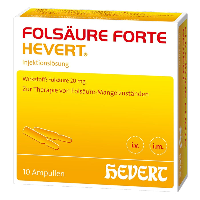 Folsäure forte Hevert Ampullen, 10 pc Ampoules