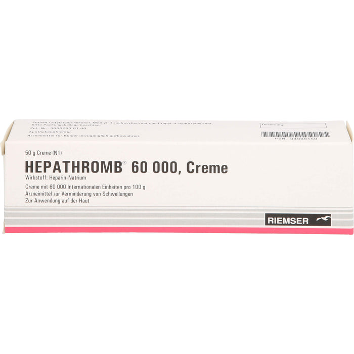 RIEMSER Hepathromb 60000 Creme, 50 g Crème