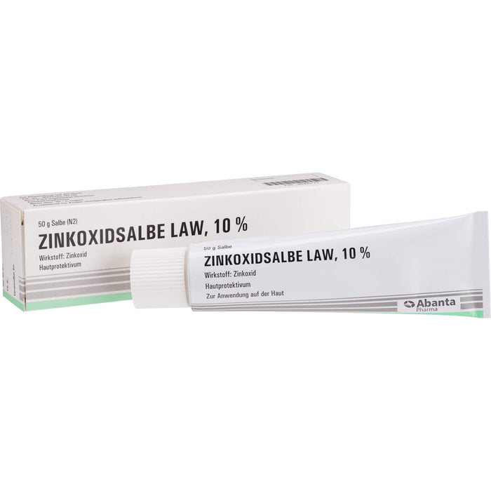 Abanta Pharma Zinkoxidsalbe LAW 10 % Hautprotektivum, 50 g Salbe