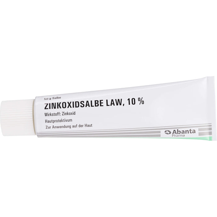 Abanta Pharma Zinkoxidsalbe LAW 10 % Hautprotektivum, 50 g Ointment