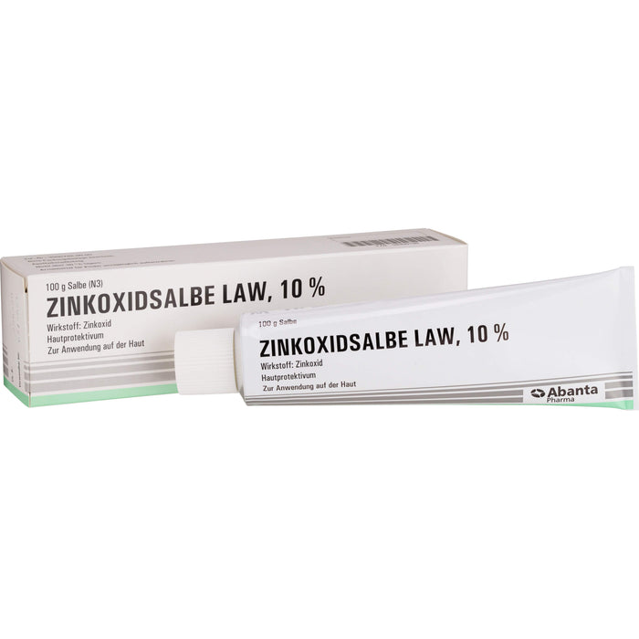 Abanta Pharma Zinkoxidsalbe LAW 10 % Hautprotektivum, 100 g Ointment