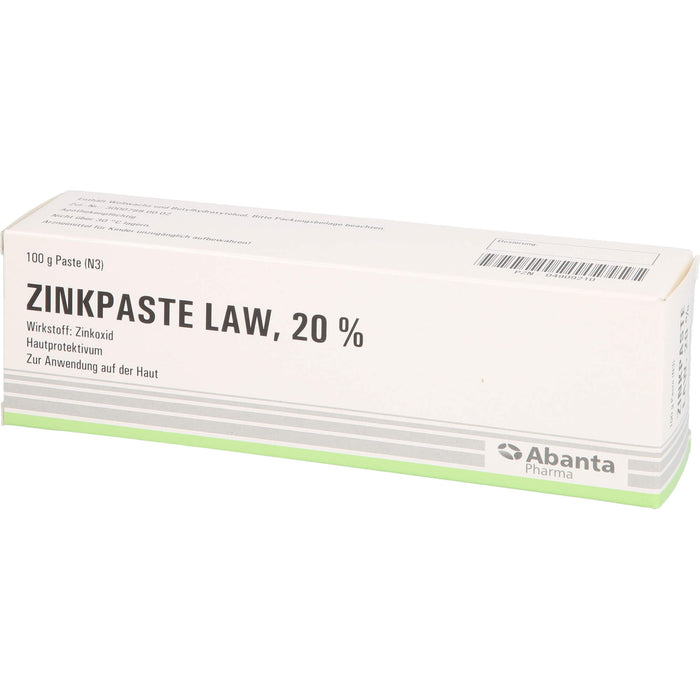 RIEMSER Zinkpaste LAW 20 % Hautprotektivum, 100 g Pâte