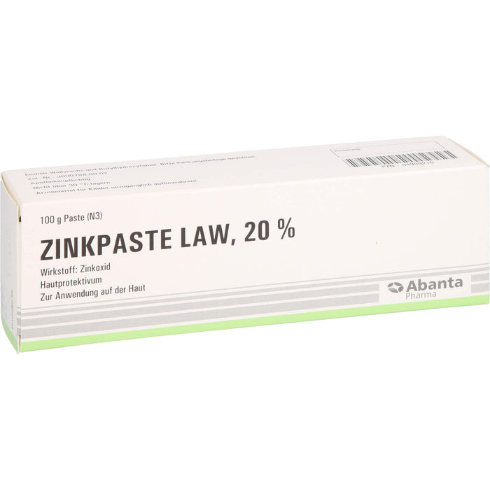 RIEMSER Zinkpaste LAW 20 % Hautprotektivum, 100 g Pâte