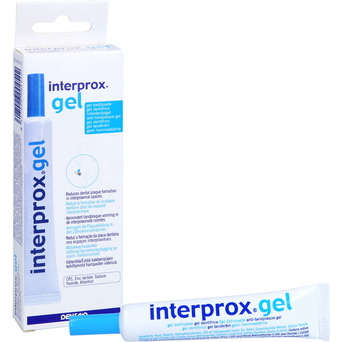 interprox gel verringert die Plaquebildung in den Zahnzwischenräumen, 20 ml Dentifrice