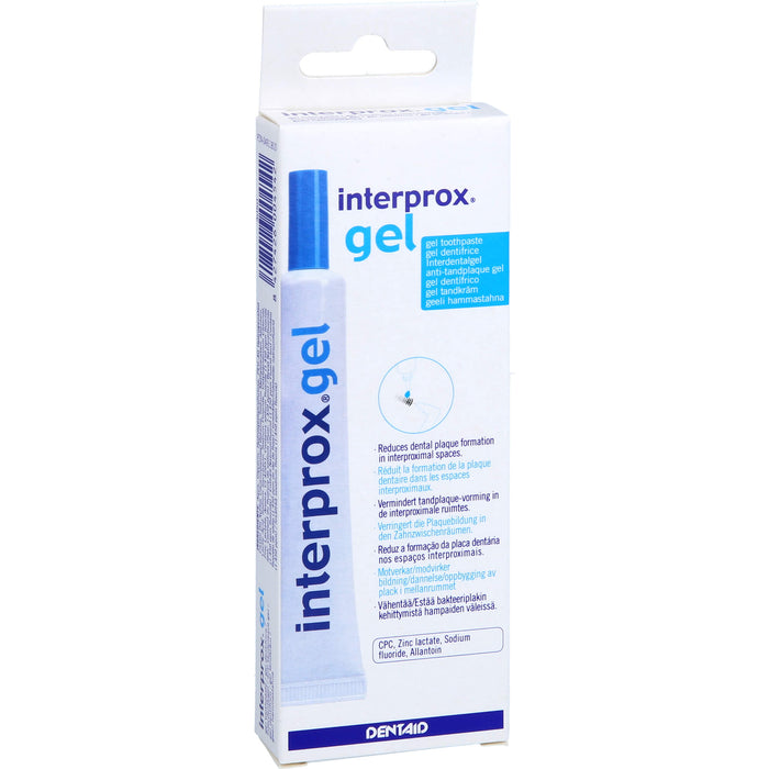 interprox gel verringert die Plaquebildung in den Zahnzwischenräumen, 20 ml Dentifrice