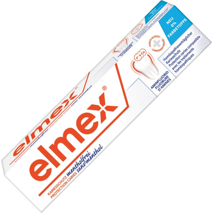 elmex Kariesschutz mentholfrei Zahnpasta, 75 ml Dentifrice