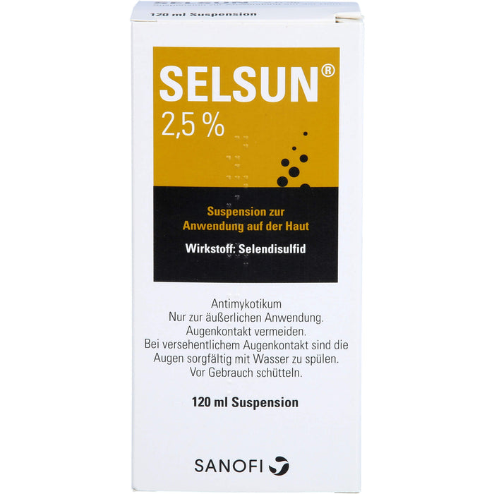 SELSUN 2,5 %, Suspension zur Anwendung auf der Haut, 120 ml Lösung