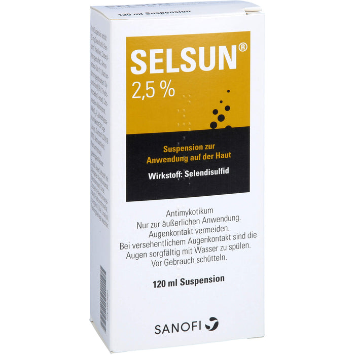 SELSUN 2,5 %, Suspension zur Anwendung auf der Haut, 120 ml Lösung