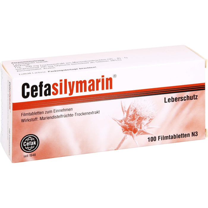 Cefasilymarin, Filmtabletten, 100 St FTA