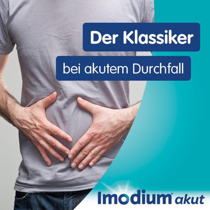 Imodium akut Hartkapseln bei akutem Durchfall, 6 pcs. Capsules