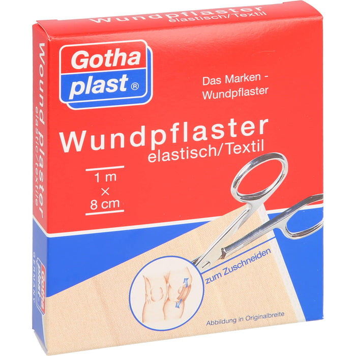 Gothaplast elastische Wundpflaster 1 m x 8 cm, 1 St. Pflaster