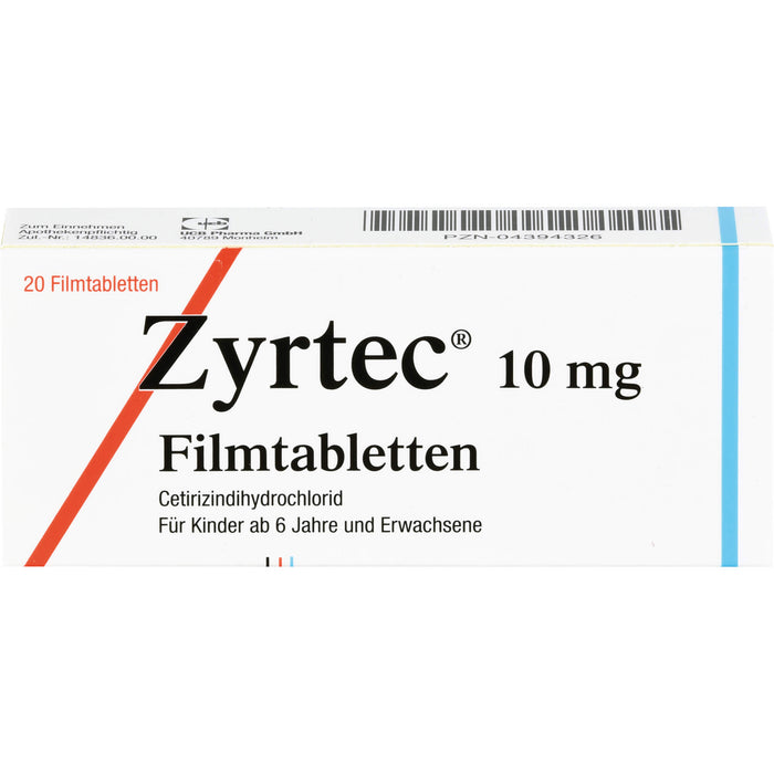 ZYRTEC Filmtabletten Antiallergikum, 20 St. Tabletten