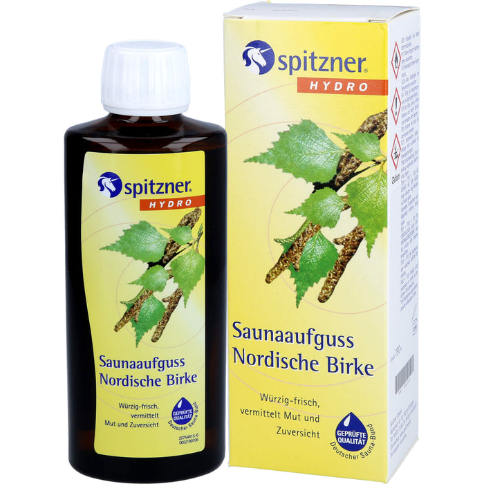 spitzner Hydro Saunaaufguss Nordische Birke, 190 ml Concentré