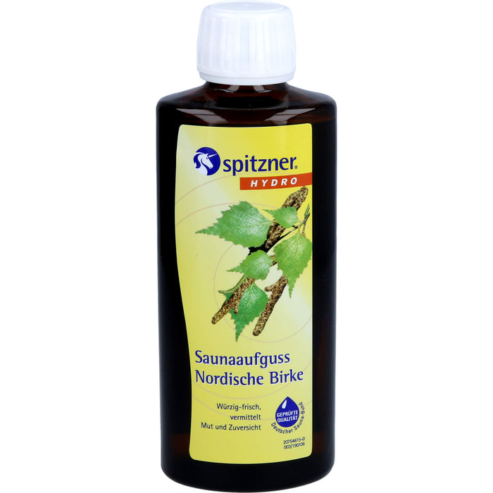 spitzner Hydro Saunaaufguss Nordische Birke, 190 ml Concentré