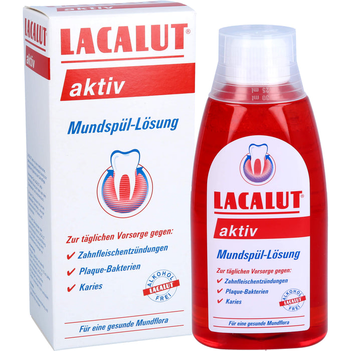 Lacalut aktiv Mundspüllösung, 300 ml Lösung