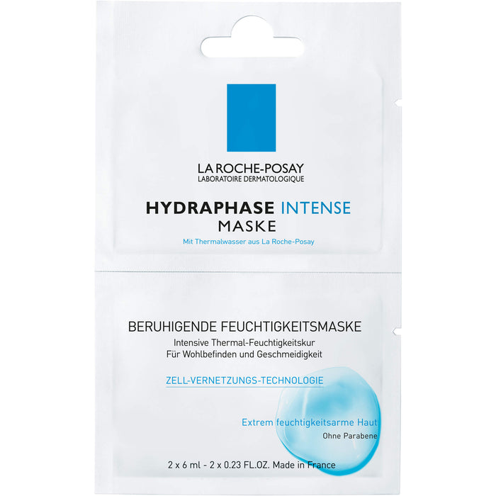 La Roche-Posay Hydraphase intense Masque, 2 pc Masques