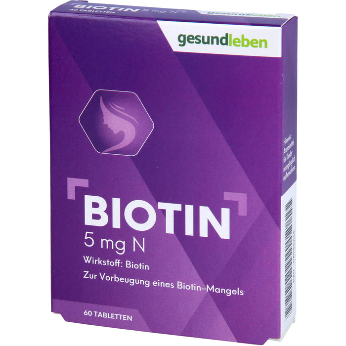 gesund leben Biotin 5 mg N, 60 St TAB