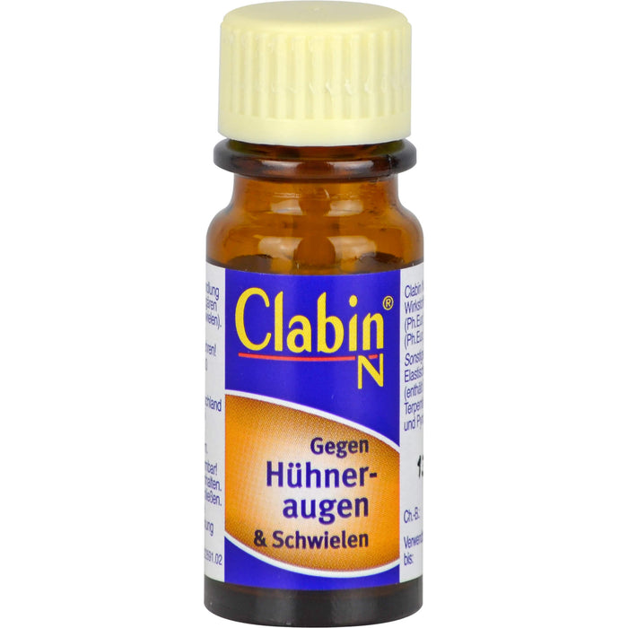 Clabin N gegen Hühneraugen & Schwielen Lösung, 8 g Solution