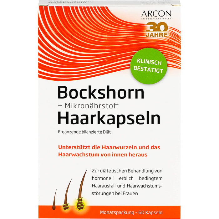 Arcon Bockshorn + Mikronährstoff Haarkapseln, 60 pcs. Capsules