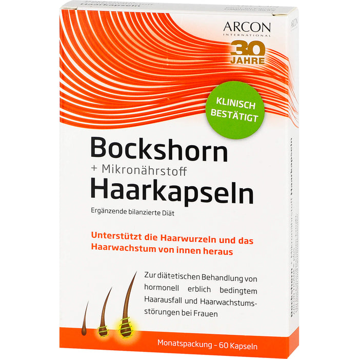 Arcon Bockshorn + Mikronährstoff Haarkapseln, 60 pcs. Capsules