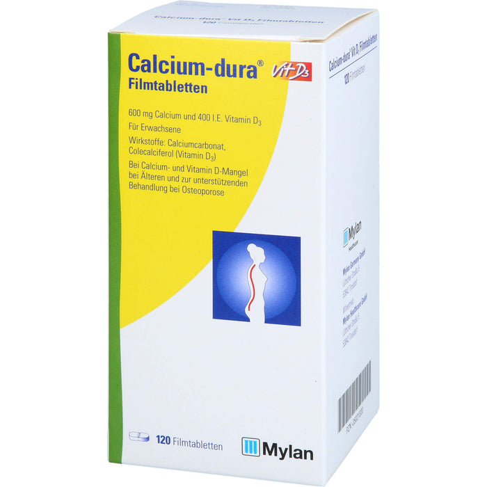 Calcium-dura Vit D3 Filmtabletten, 120 St FTA