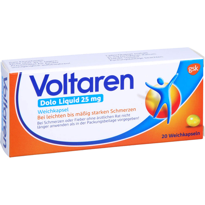 Voltaren Dolo Liquid 25 mg Weichkapseln, 20 St. Kapseln