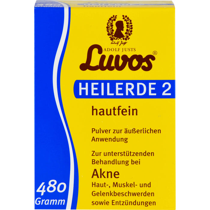 Luvos Heilerde 2 hautfein Pulver bei Akne, 480 g Poudre