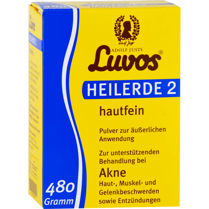 Luvos Heilerde 2 hautfein Pulver bei Akne, 480 g Powder