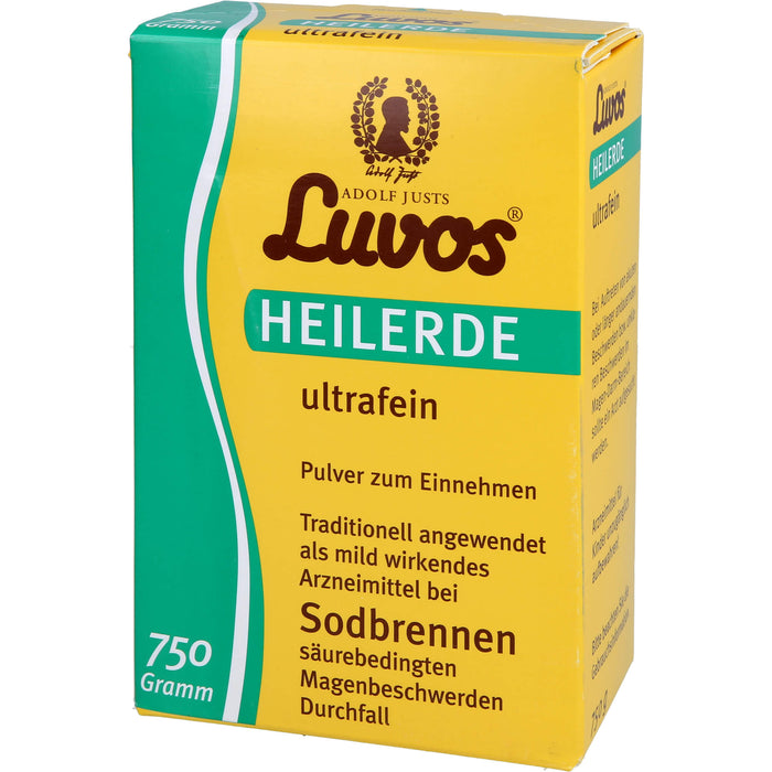 Luvos Heilerde ultrafein Pulver bei Sodbrennen, 750 g Pulver