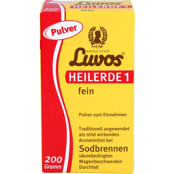 Luvos Heilerde 1 fein Pulver bei Sodbrennen, 200 g Poudre