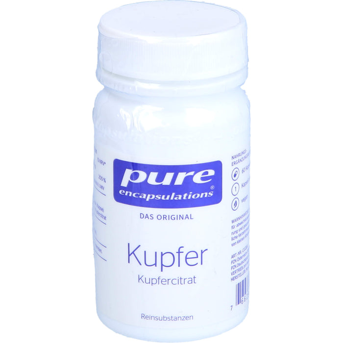 pure encapsulations Kupfer Kapseln, 60 St. Kapseln