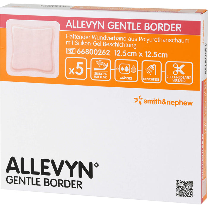 Allevyn Gentle Border 12,5cmx12,5cm, 5 St VER