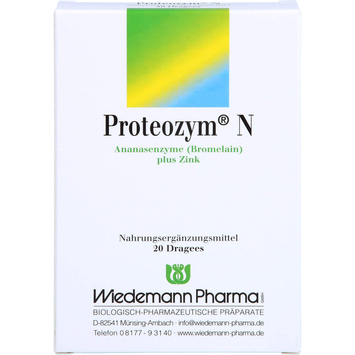 Proteozym N Dragées, 20 pcs. Tablets