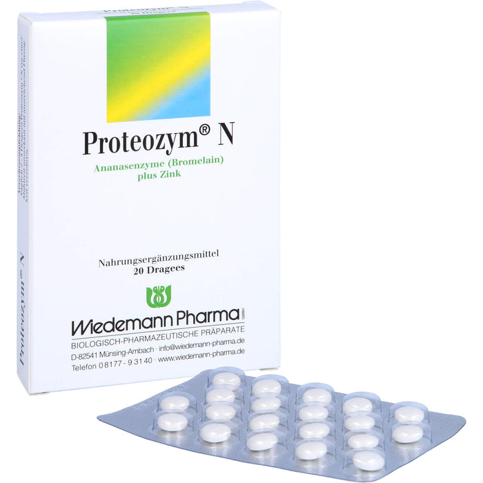 Proteozym N Dragées, 20 pcs. Tablets