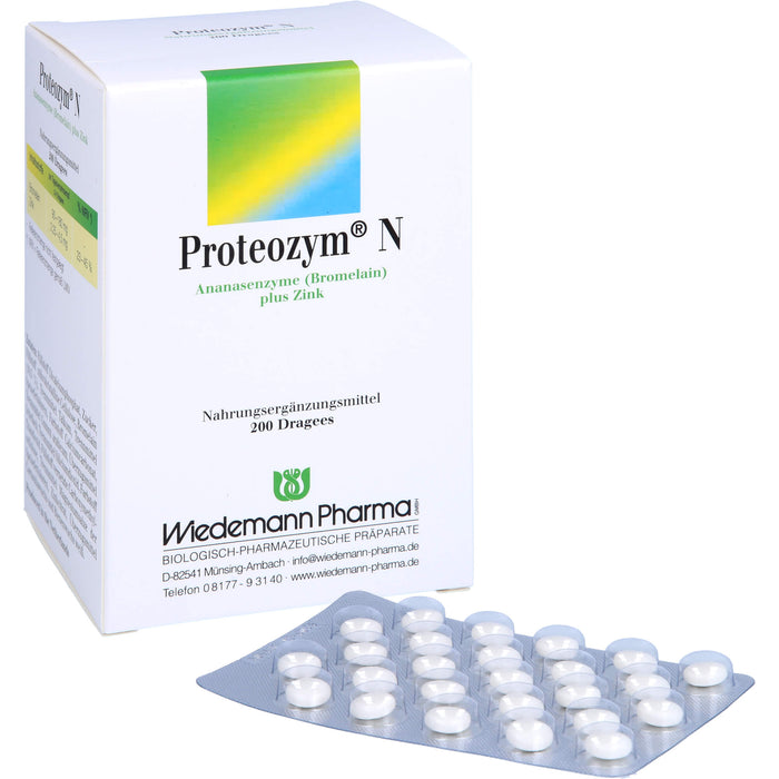 Proteozym N Dragees, 200 pcs. Tablets