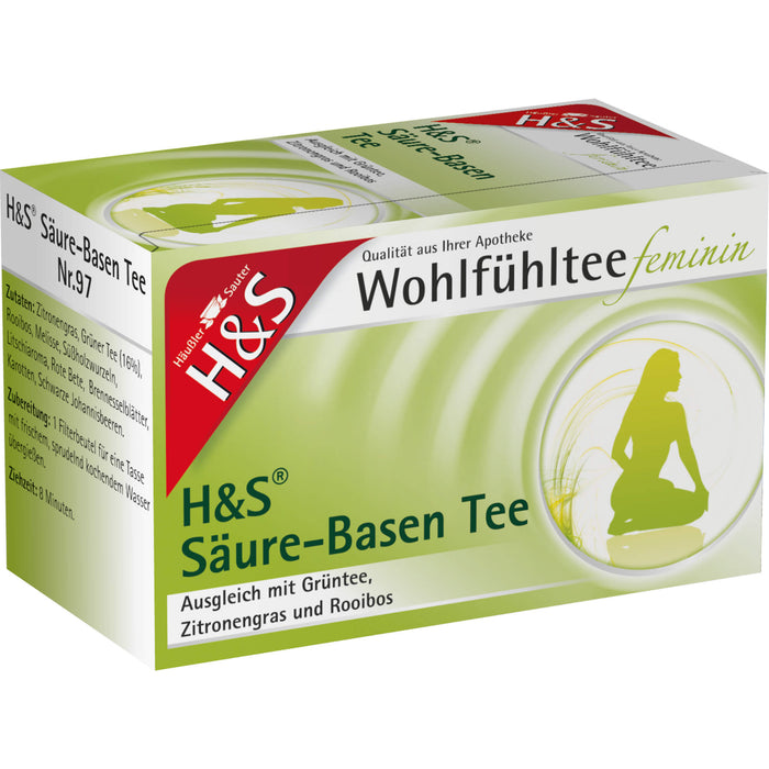 H&S Säure-Basen Tee Wohlfühltee feminin, 20 St. Filterbeutel