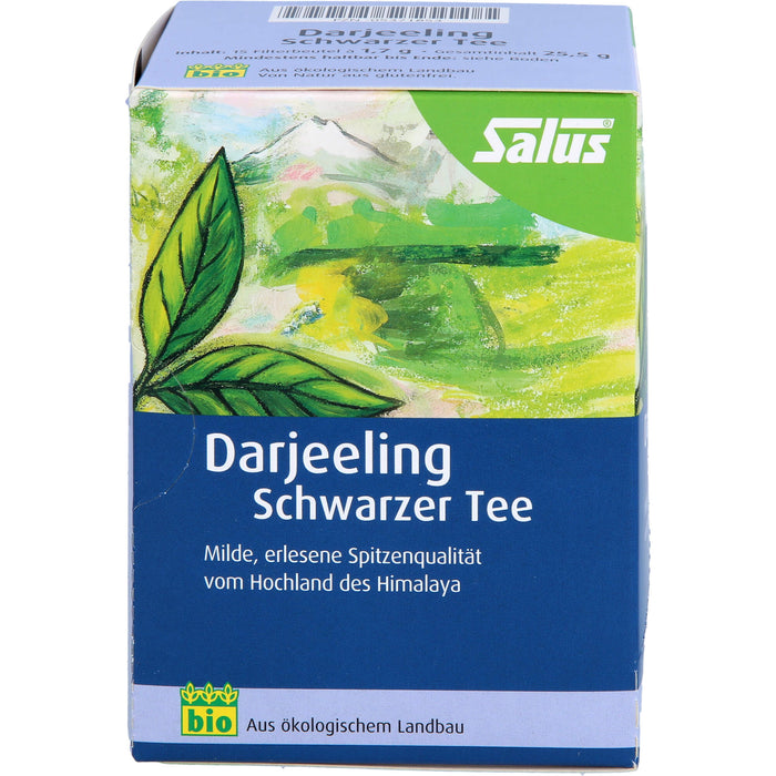 Darjeeling Schwarzer Tee bio Salus, 15 St. Filterbeutel