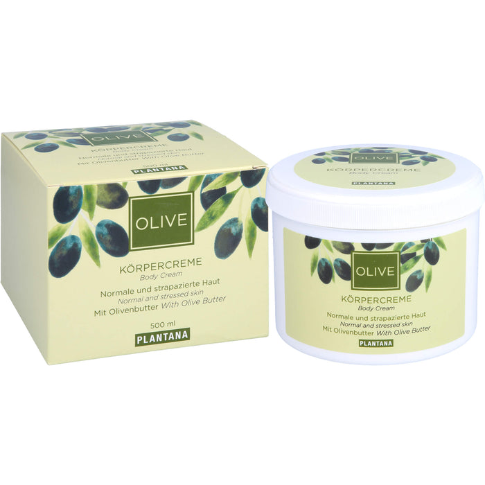 Plantana Olive-Butter Körper-Creme, 500 ml Crème