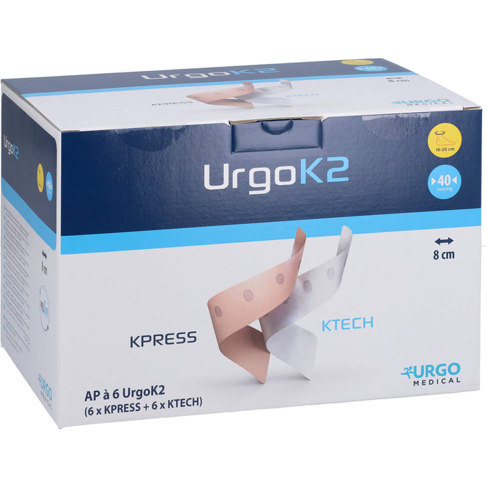 UrgoK2 Kompr.Syst.Knoechelumf.18-25cm 8cm breit, 6 St BIN