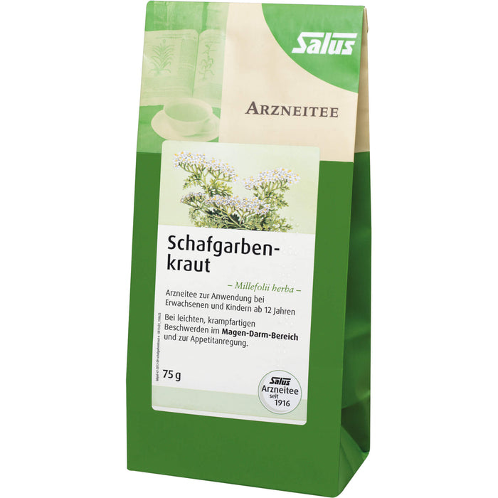 Salus Schafgarbenkraut Arzneitee bei leichten, krampfartigen Beschwerden im Magen-Darm-Bereich und zur Appetitanregung, 75 g Tea