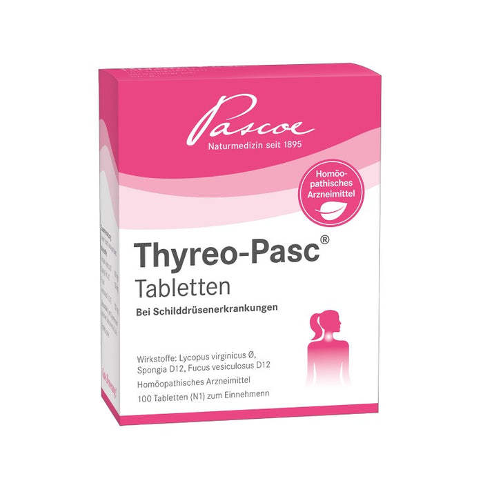 Thyreo-Pasc Tabletten bei Schilddrüsenerkrankungen, 100 pc Tablettes