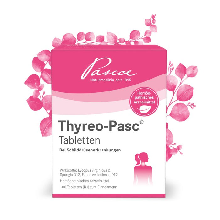 Thyreo-Pasc Tabletten bei Schilddrüsenerkrankungen, 100 pc Tablettes